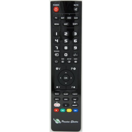 Vervangende afstandsbediening voor BEST BUY [EASYGNIA] EASYHOME-TDT-HD10, SAT/DTT